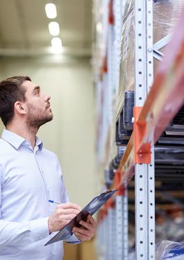 Inspection in warehouse 