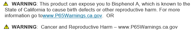 California Prop 65 60-Day Notices for BPA in Electronics Cases